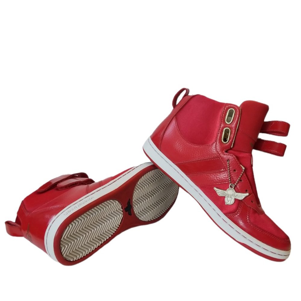 Creative Recreation Men's Red Dicoco High Top Sneakers Shoes
